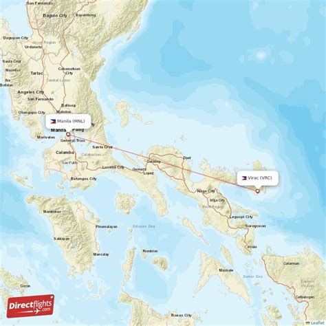 Cheap flights from Virac (VRC) to Manila (MNL) .